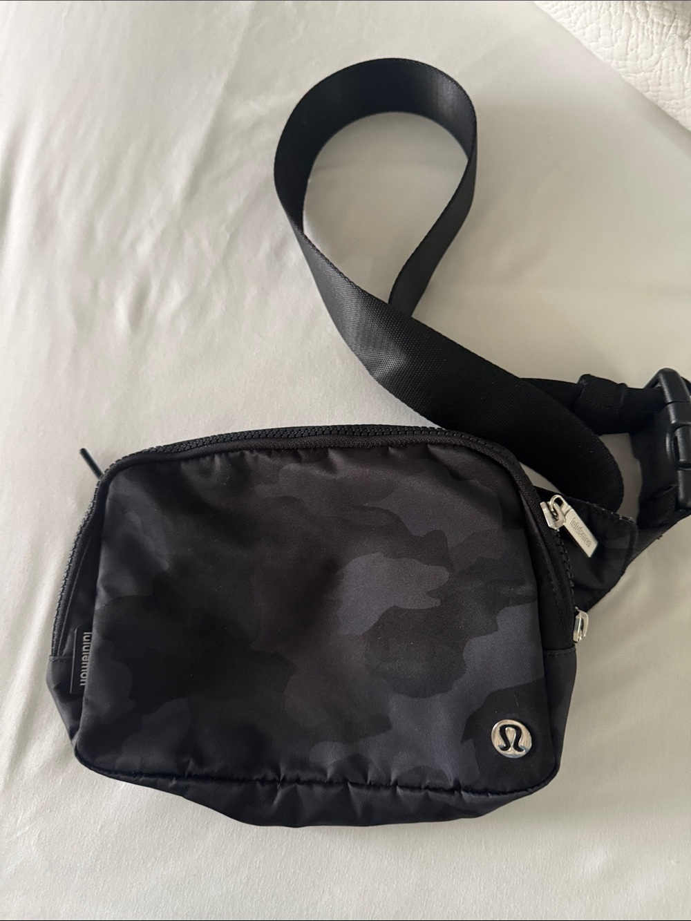 lululemon athletica Black Camo Belt Bag